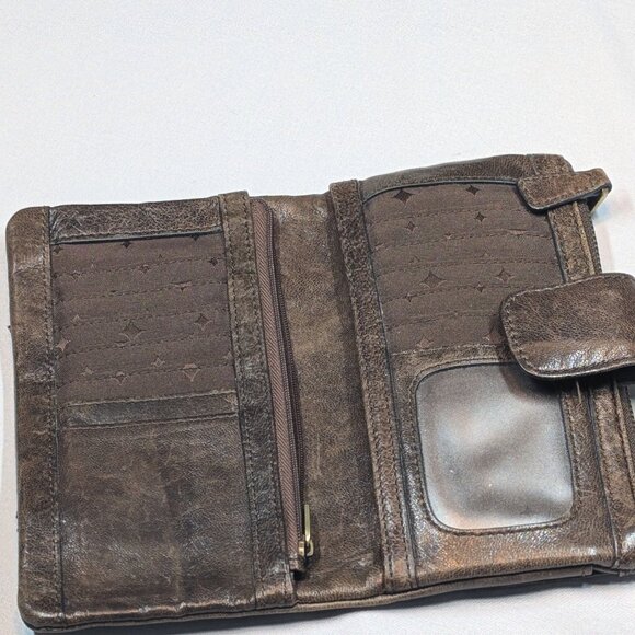 Ladies Vintage Fossil Wallet - Distressed leather - Picture 7 of 7